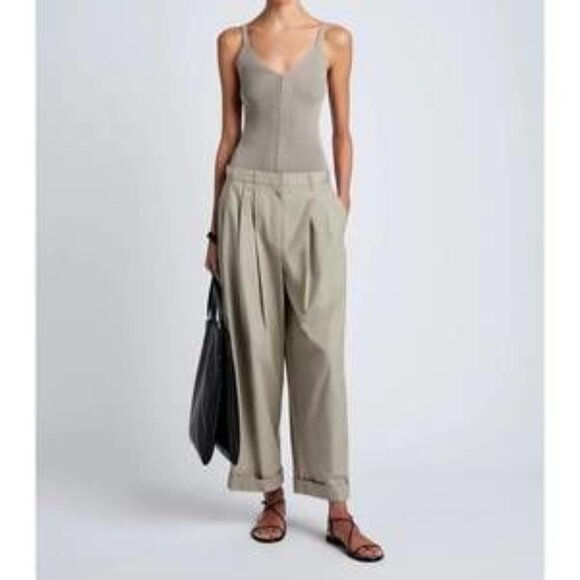 NEW PROENZA SCHOULER WHITE LABEL kyle pant in granite - Picture 3 of 3